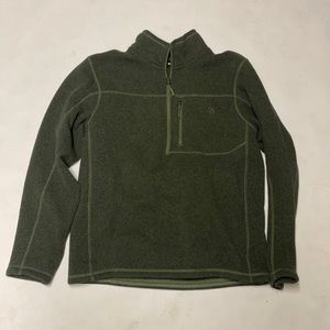 North Face Fleece quarter zip size large